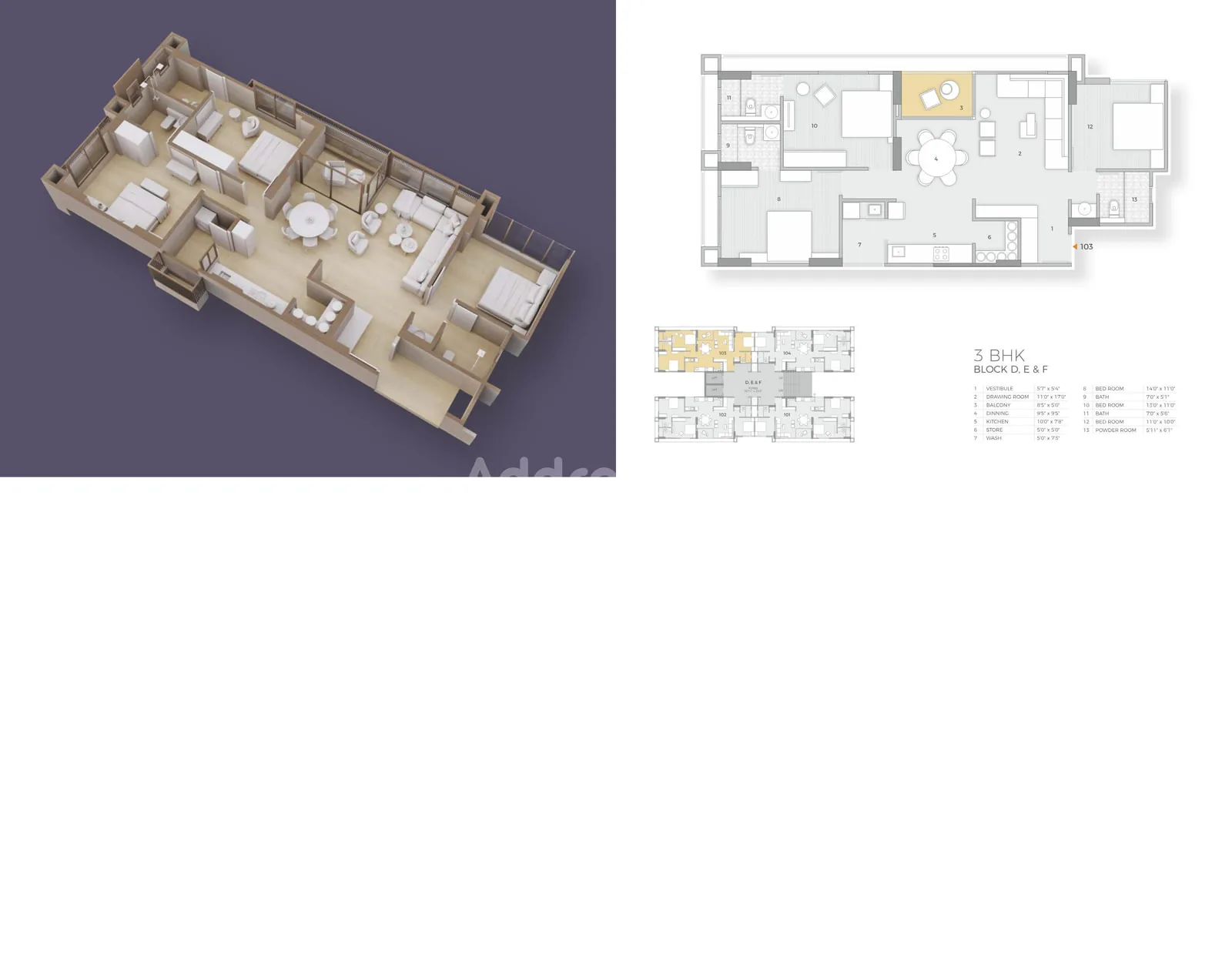 LUXURIA 2 Floor Plan