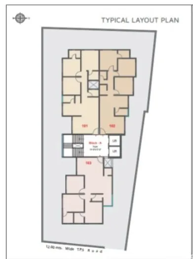 BHAGYALAXMI APARTMENT Floor Plan