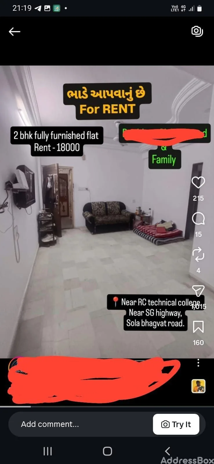 2 BHK Flats for sale in Akshay Apartment, Chanakyapuri, Ahmedabad