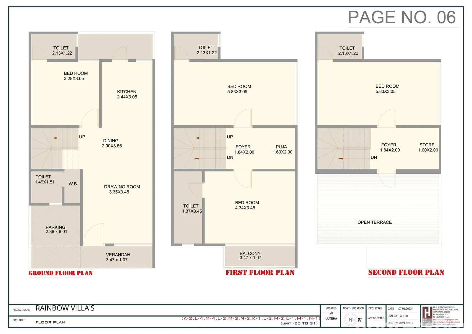 RAINBOW VILLAS Floor Plan