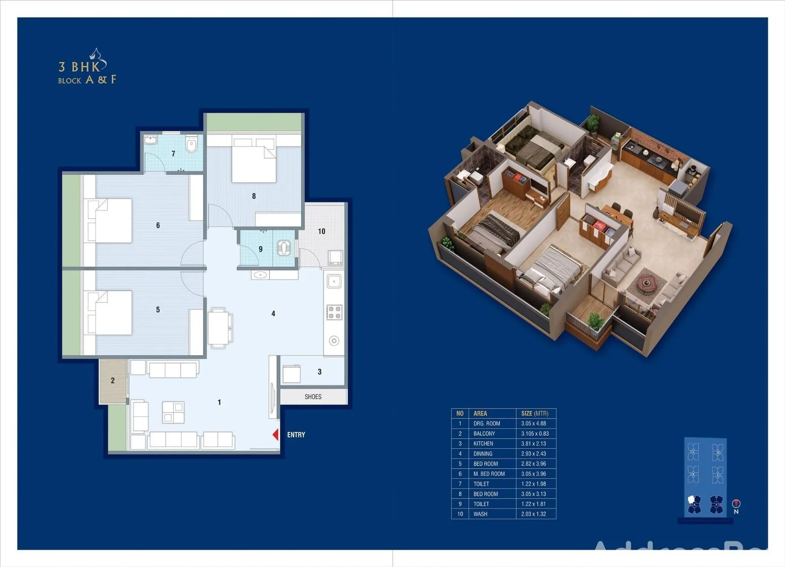 Kalash 2 Enclave Floor Plan