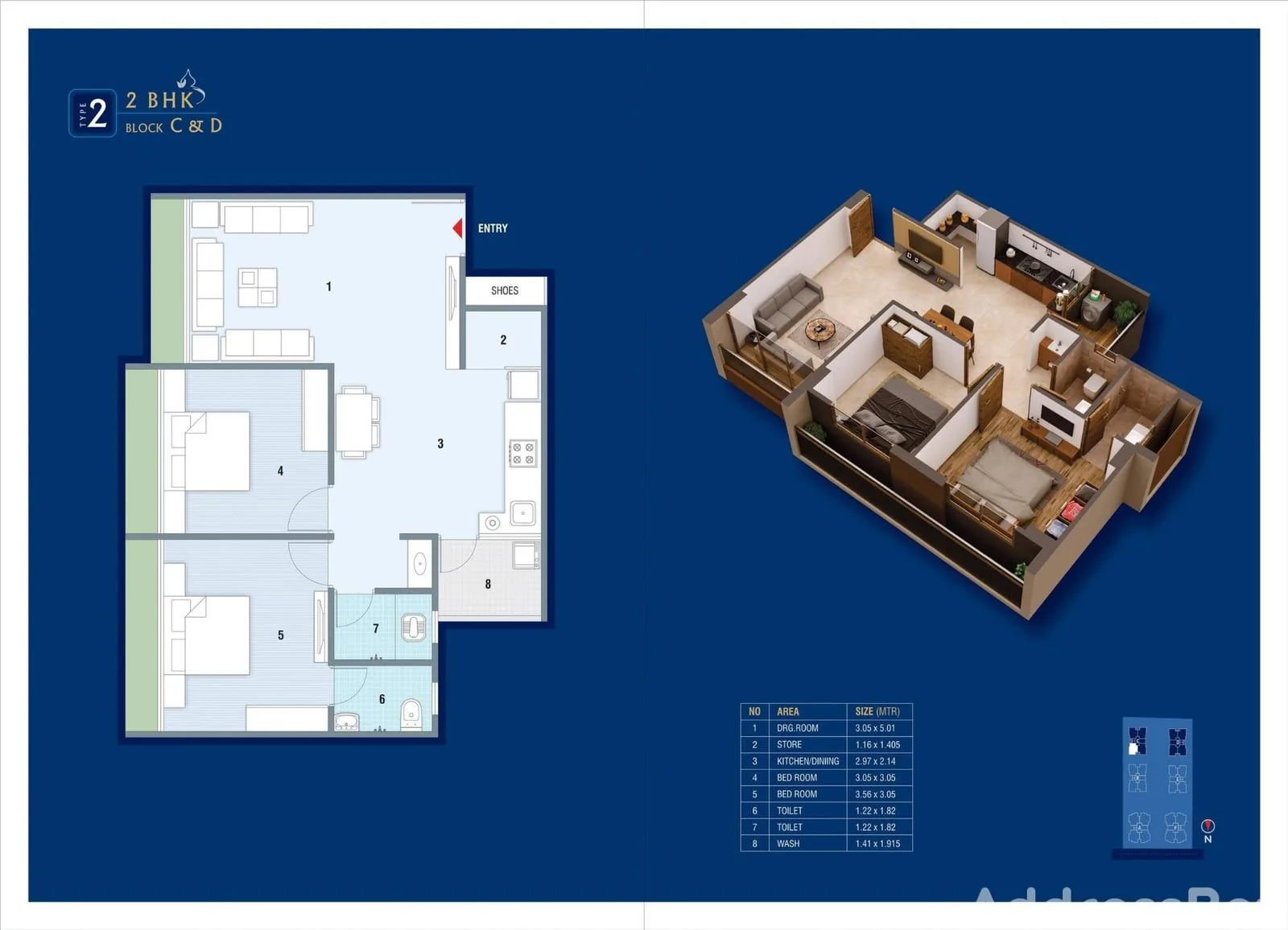 Kalash 2 Enclave Floor Plan