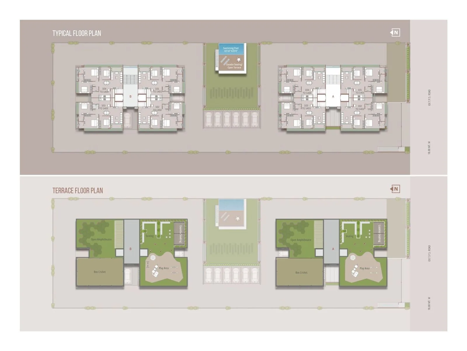 Pooja Heights Floor Plan