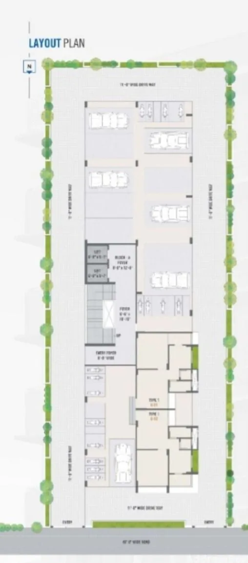 FALAK RESIDENCY Floor Plan