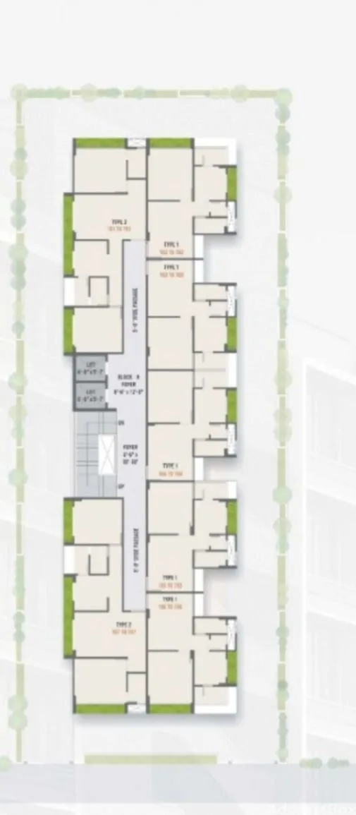 FALAK RESIDENCY Floor Plan
