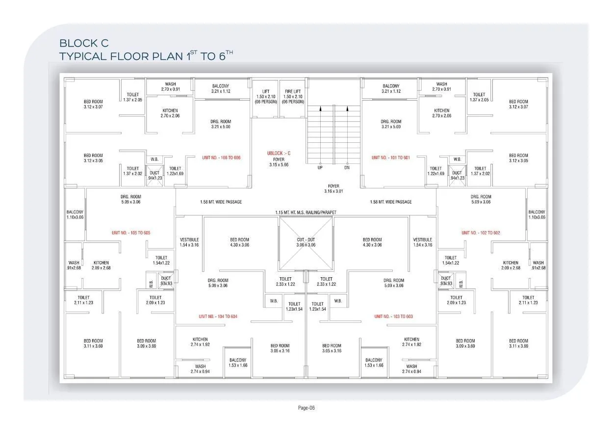 MEEM LIGHT RESIDENCY Floor Plan