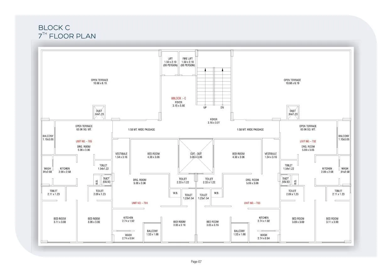 MEEM LIGHT RESIDENCY Floor Plan