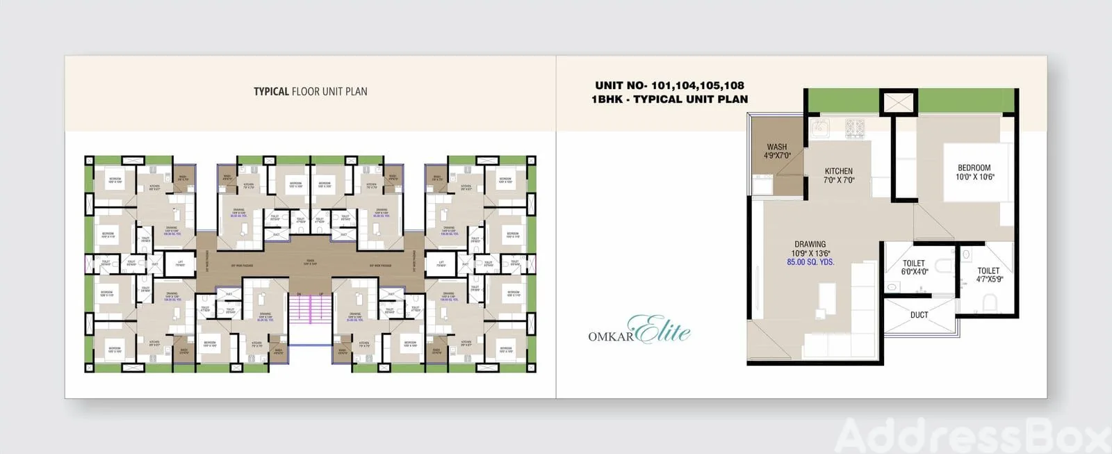OMKAR ELITE Floor Plan