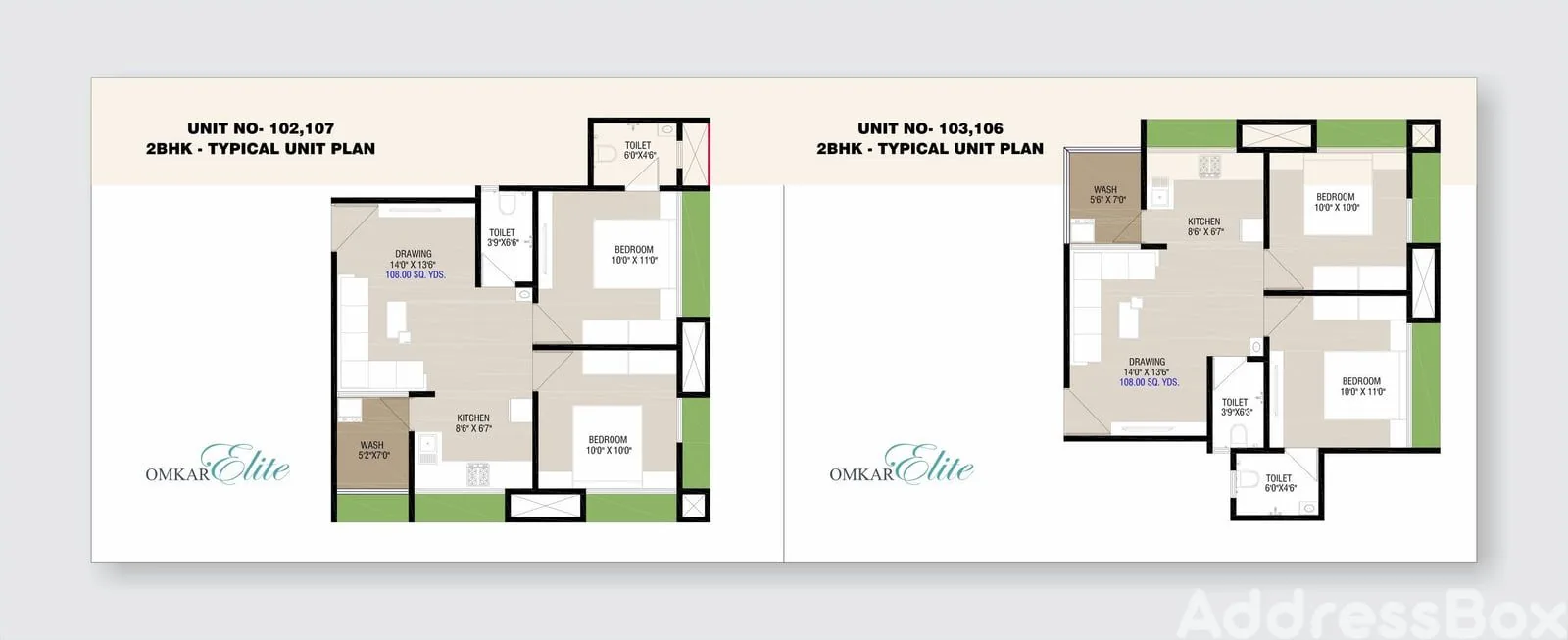 OMKAR ELITE Floor Plan