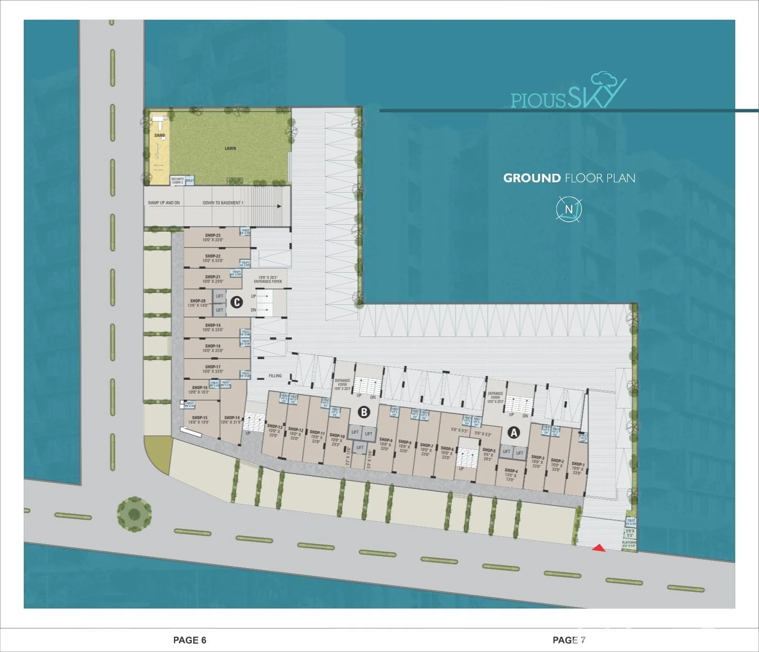 PIOUS SKY - Commercial Floor Plan
