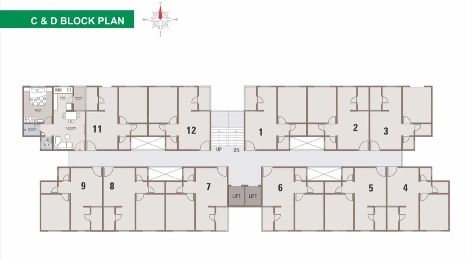 AAKRUTI STATUS 2 Floor Plan