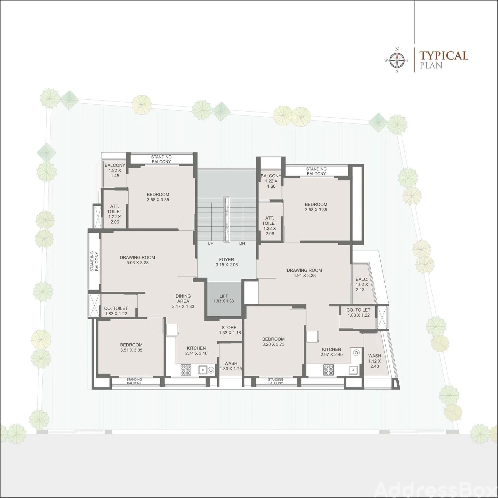 SHYAM PARIJAT 3 Floor Plan
