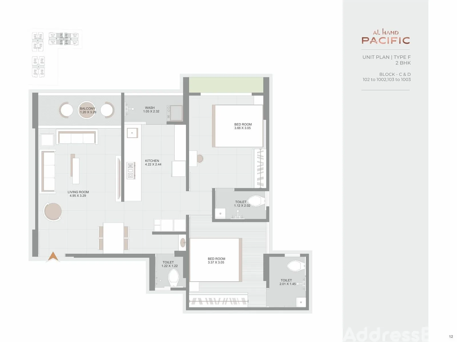 AL HAMD PACIFIC Floor Plan