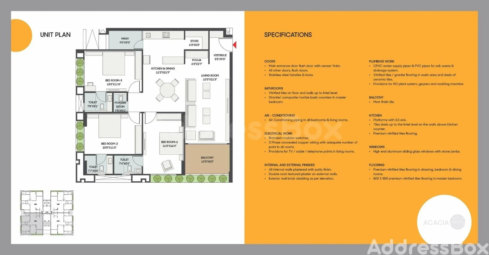 ACACIA 40 Floor Plan