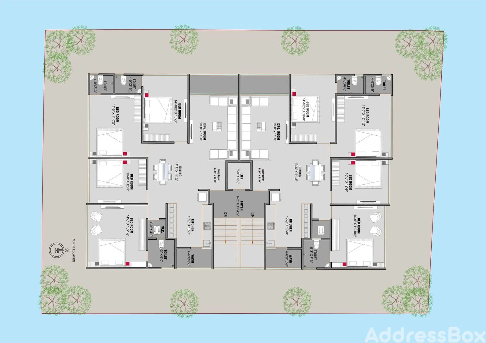 Arihant Doctor Park - 6 Floor Plan