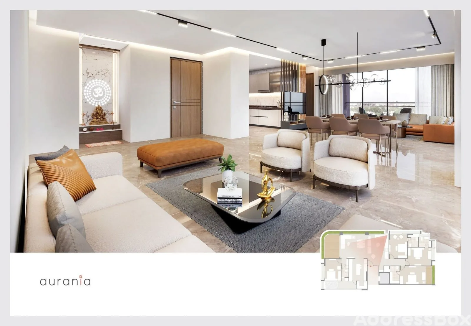 Aadarsh Aurania Living Room