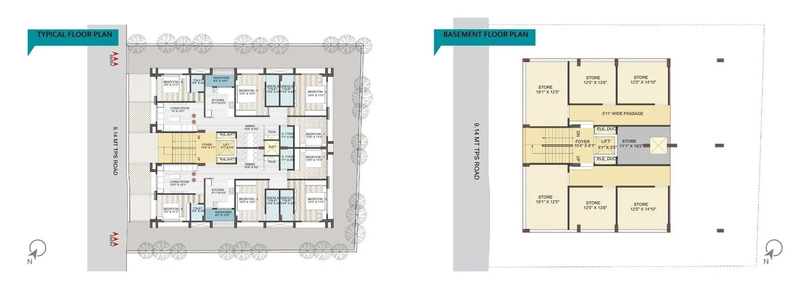 SIMANDHAR RESIDENCY Floor Plan