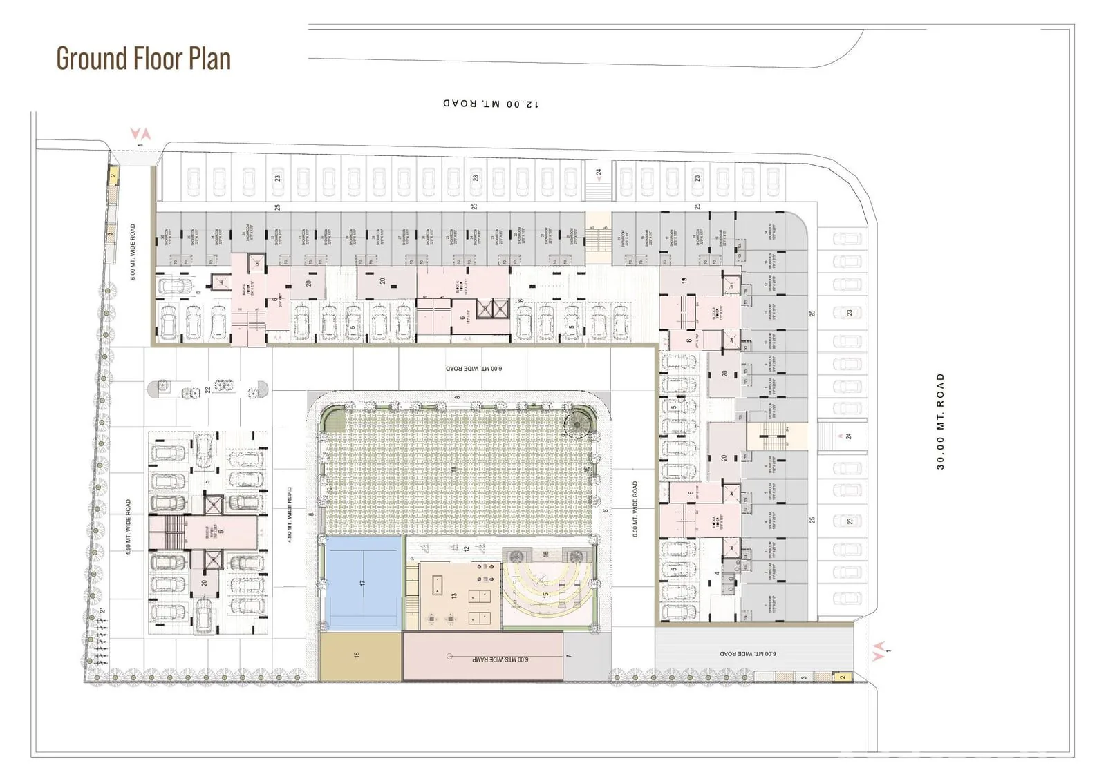 PAARIJAT AAMRA - Commercial Floor Plan