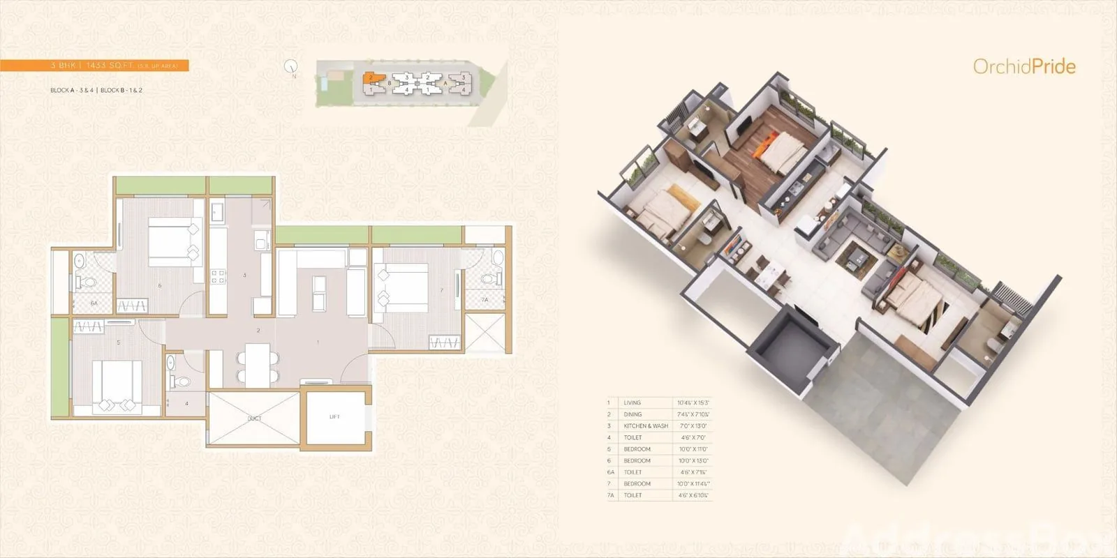 ORCHID PRIDE Floor Plan