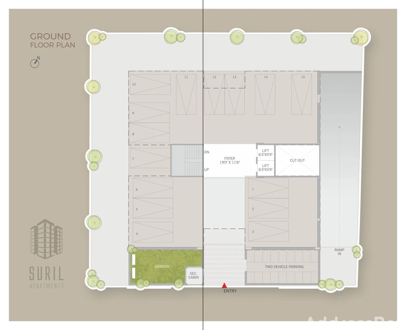 Suril Apartments Floor Plan