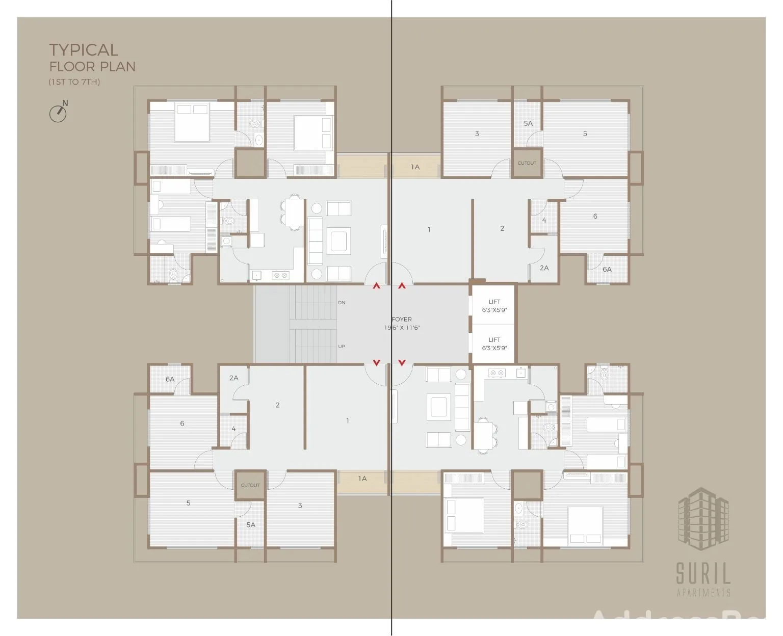 Suril Apartments Floor Plan