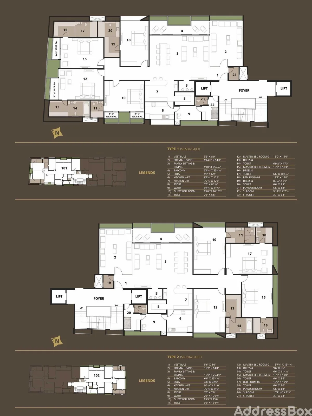 14 CROWNS Floor Plan