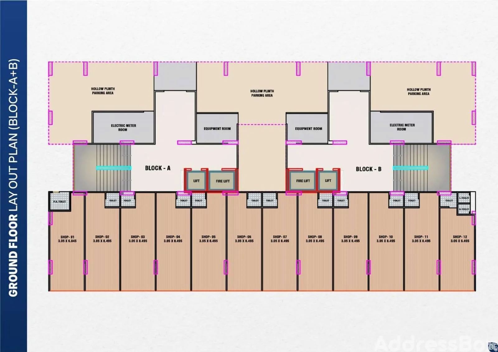 SARTHI HERITAGE 2 - Commercial Floor Plan