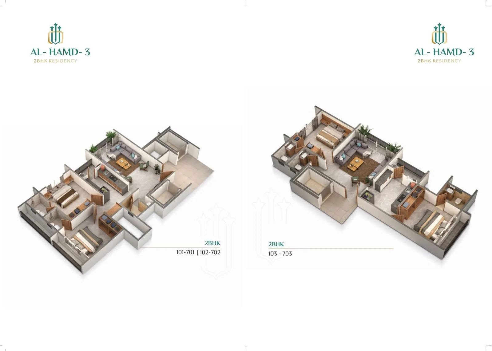 AL HAMD RESIDENCY III Floor Plan