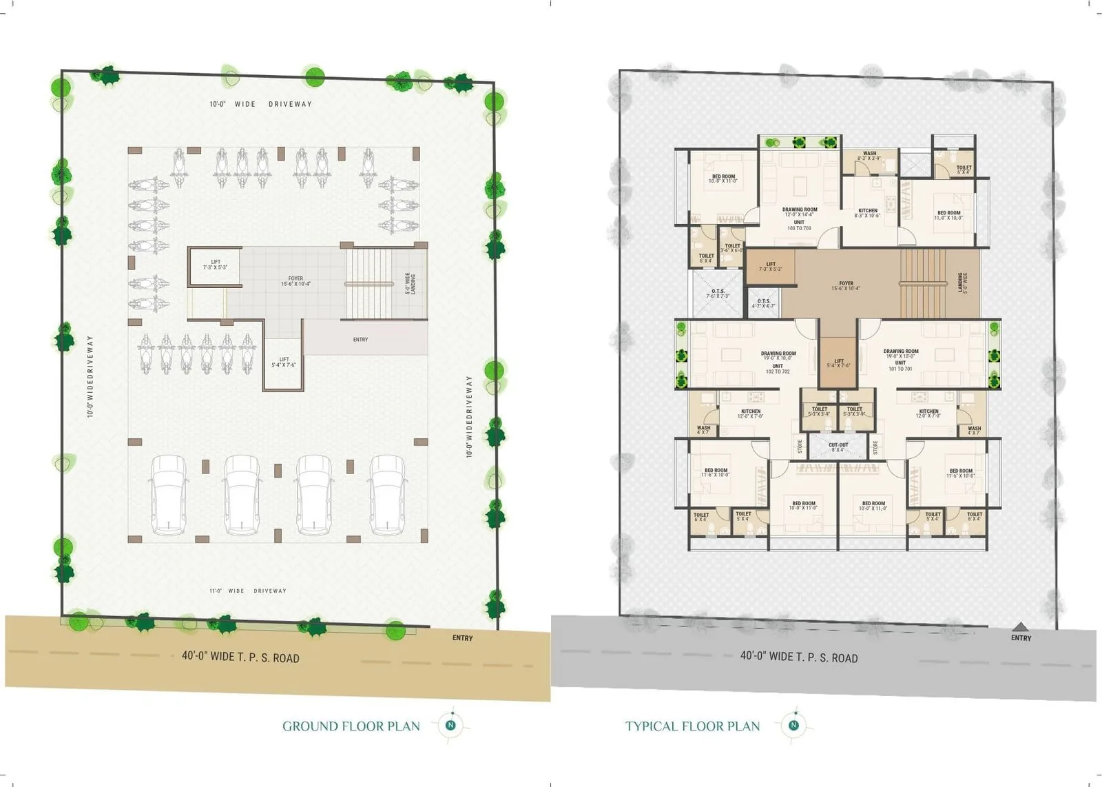 AL HAMD RESIDENCY III Floor Plan
