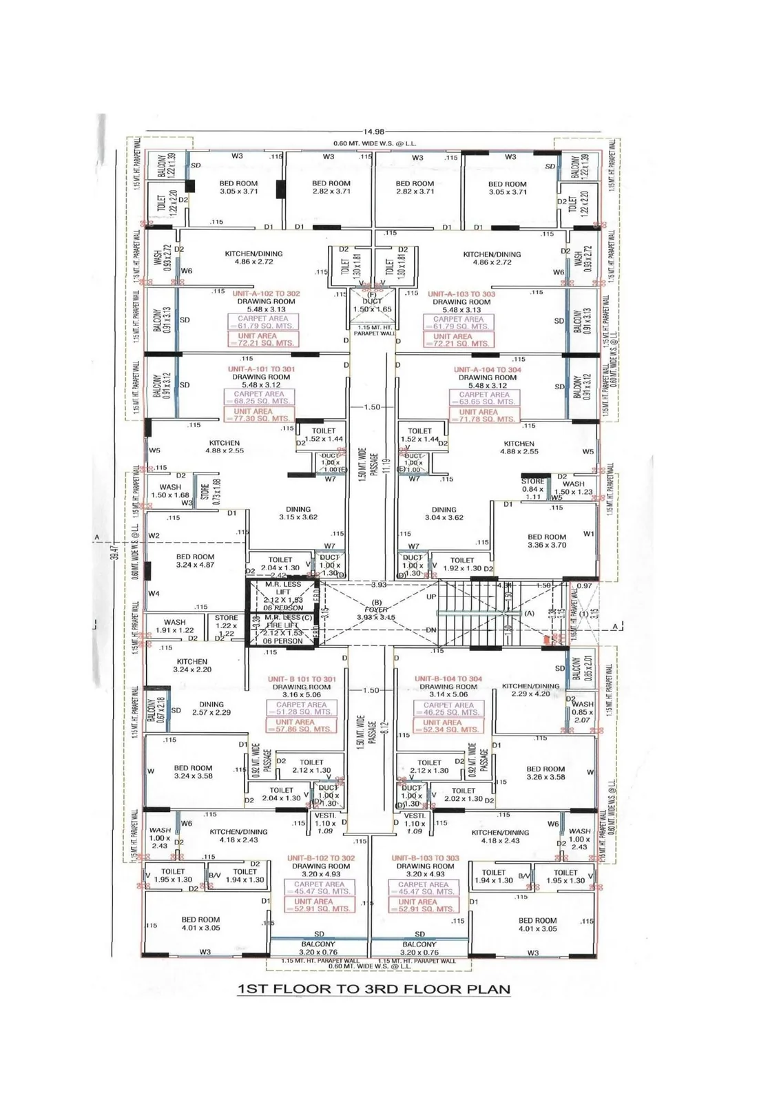 PANJARI APPARTMENT Floor Plan