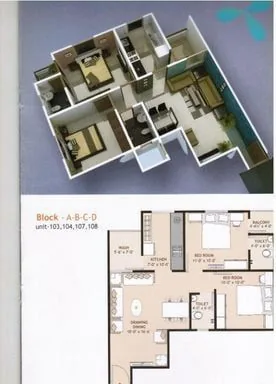 M M KARIM APARTMENTS Floor Plan
