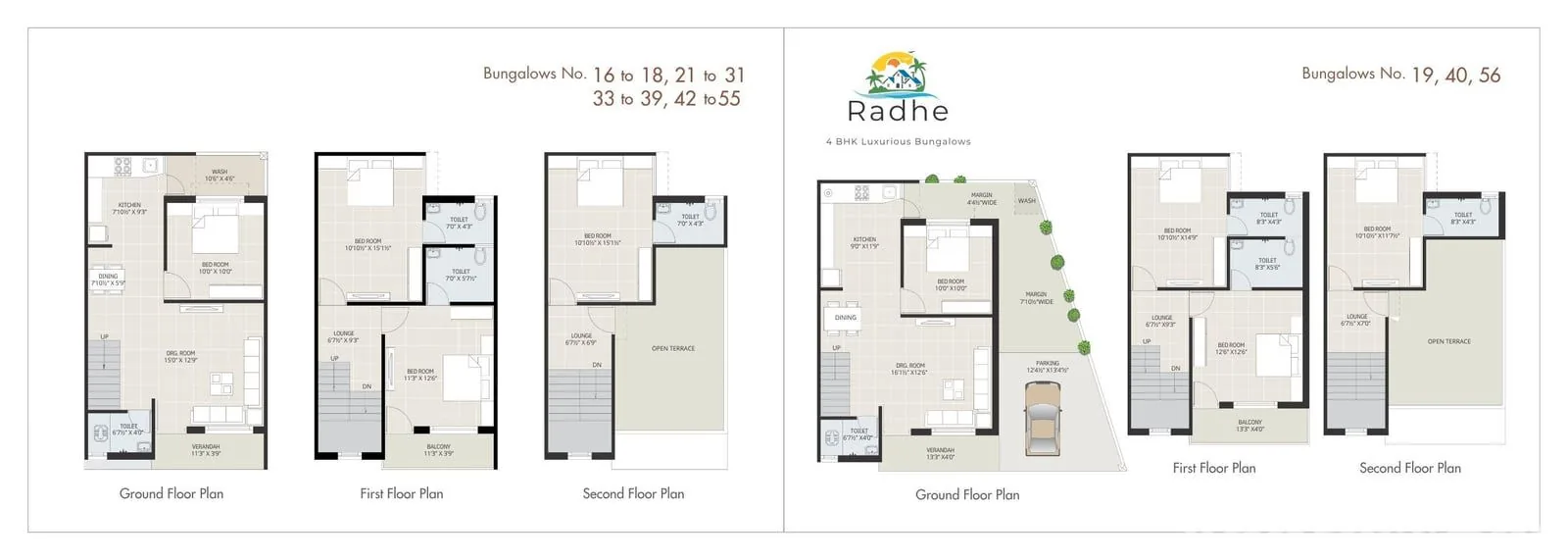 Radhe Lake View Floor Plan