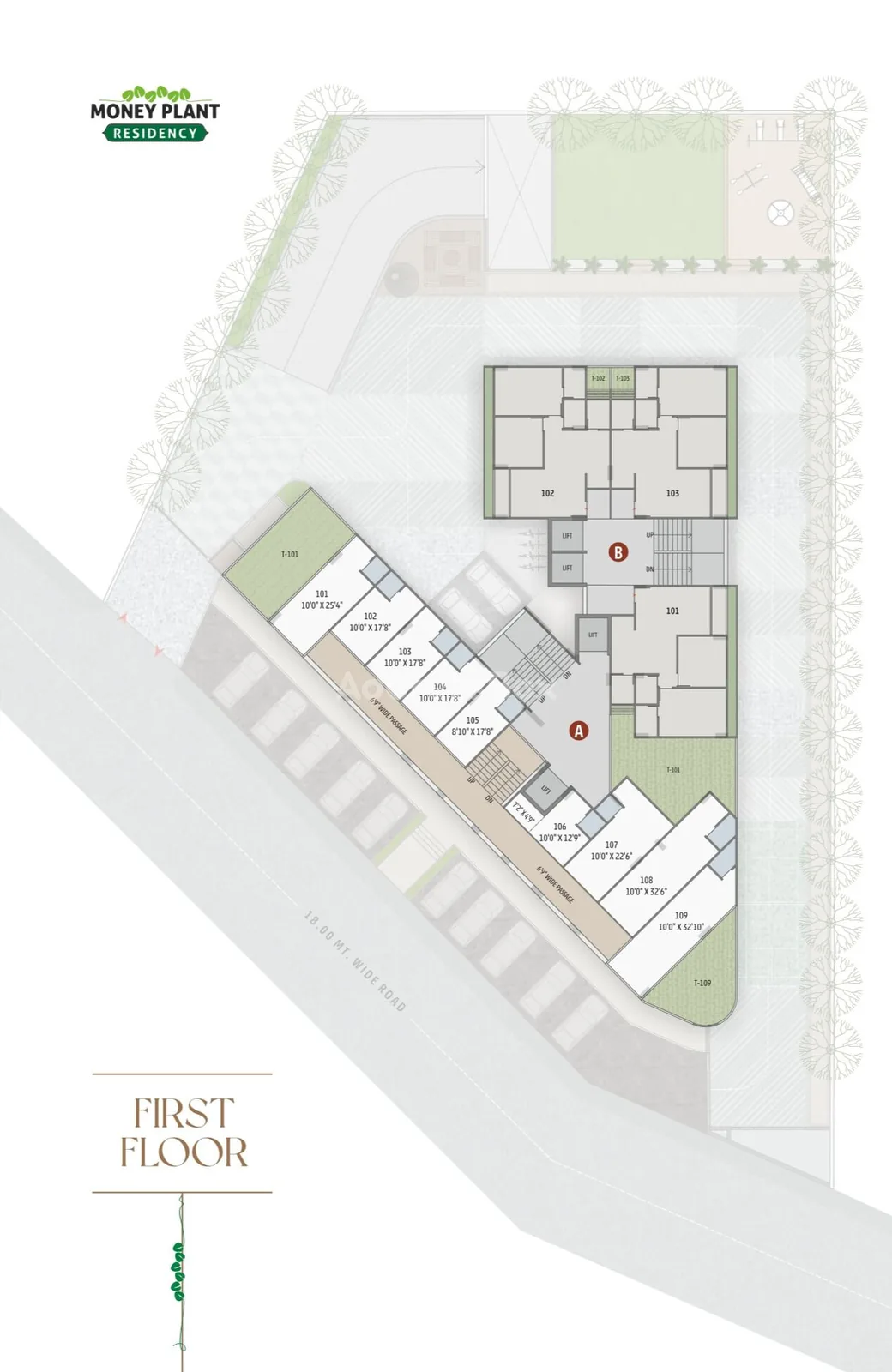 MONEY PLANT RESIDENCY - Commercial Floor Plan