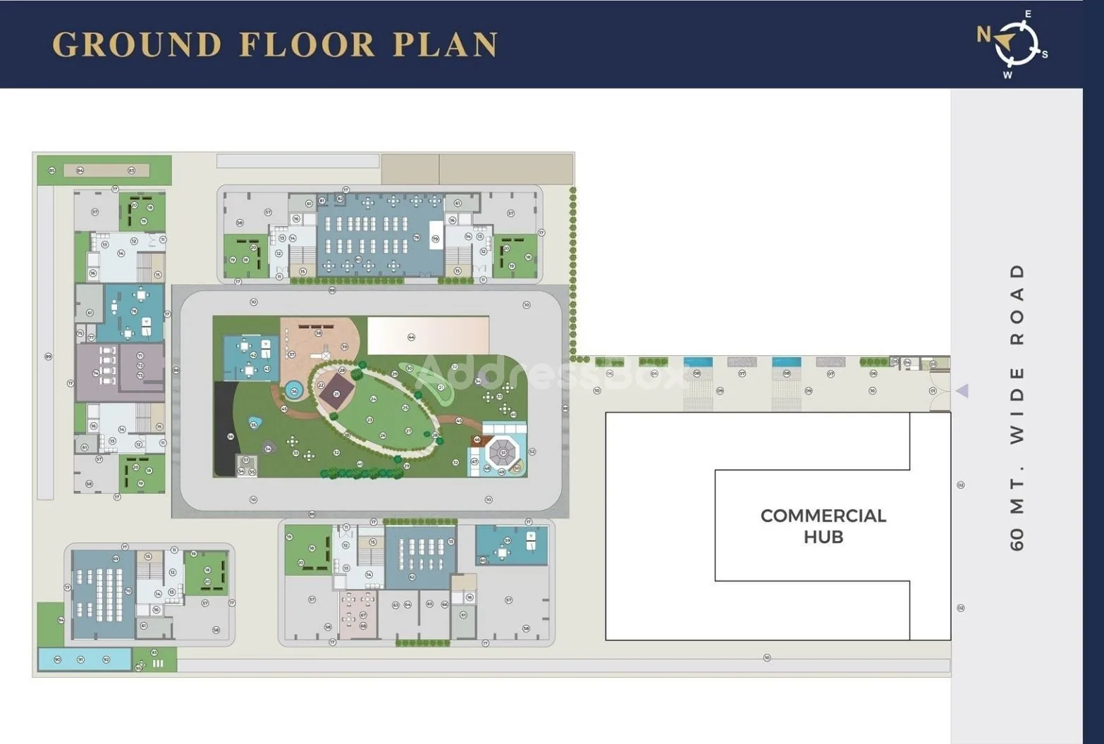 Shreem Luxuria - Commercial Floor Plan