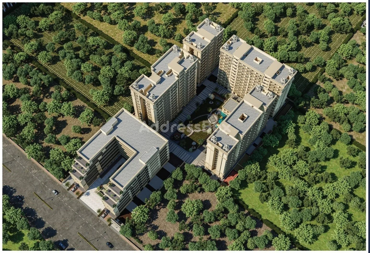 Shreem Luxuria - Commercial Cluster Plan