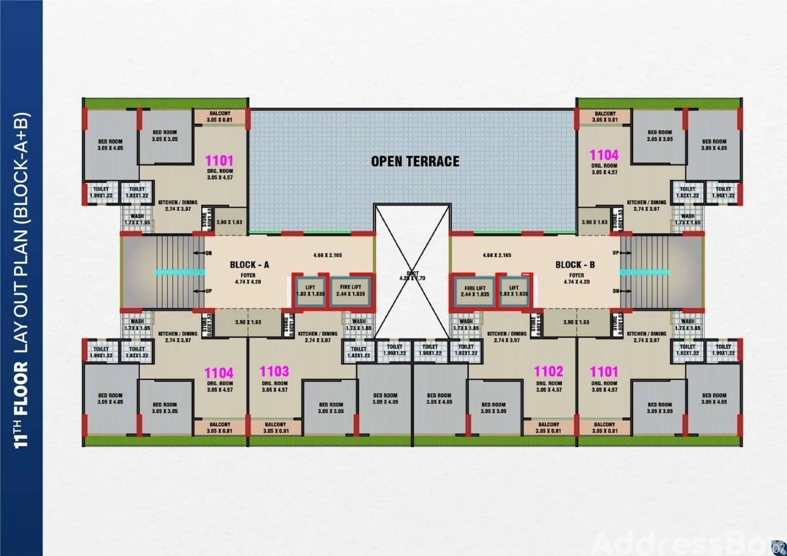 SARTHI HERITAGE 2 Floor Plan