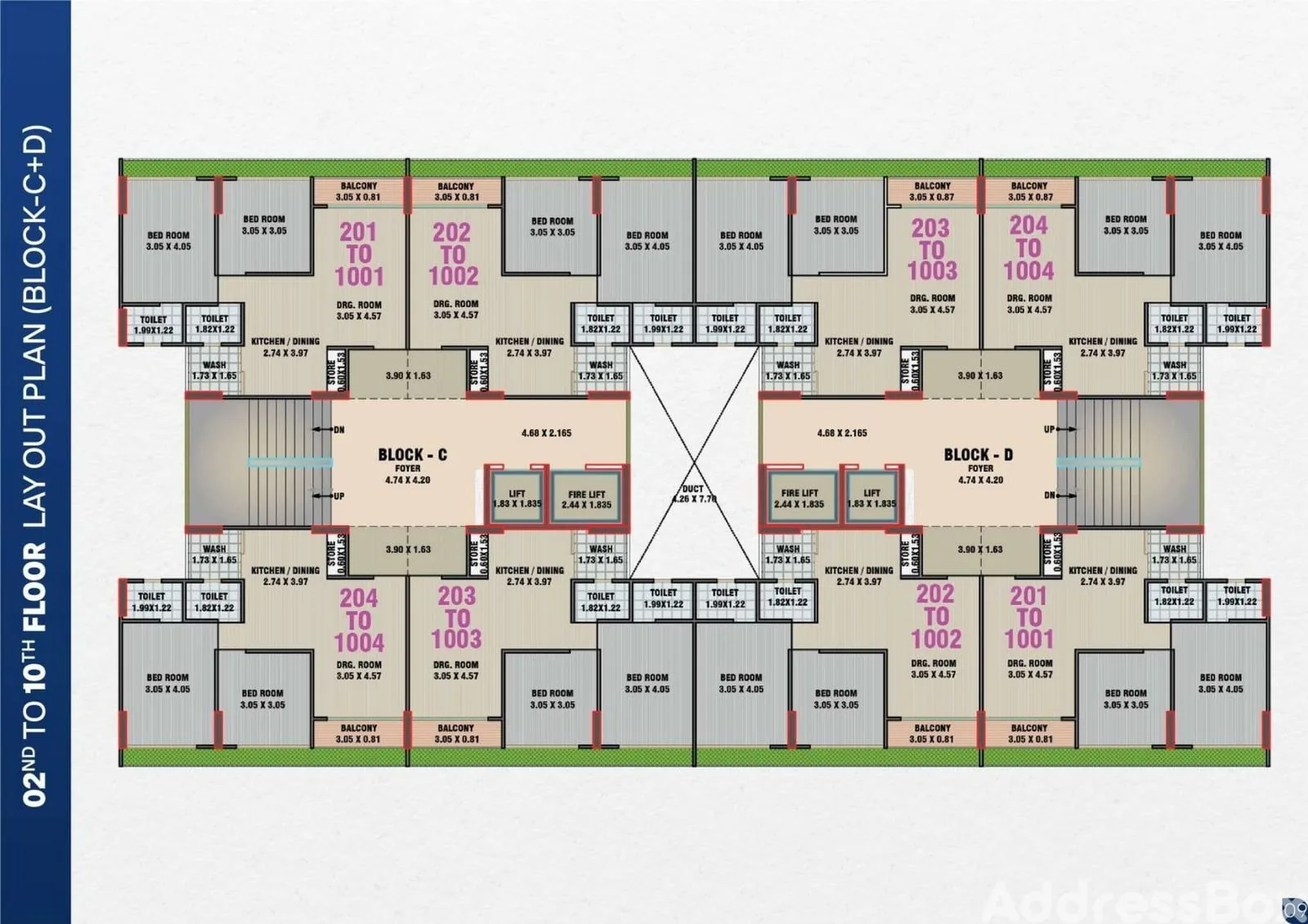 SARTHI HERITAGE 2 Floor Plan