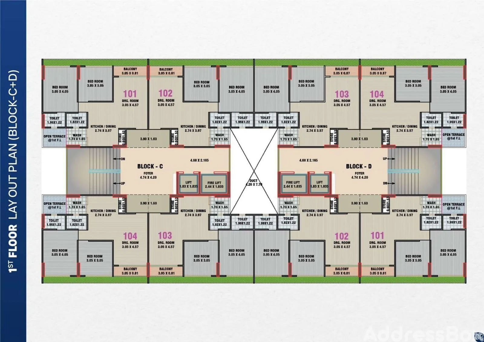 SARTHI HERITAGE 2 Floor Plan