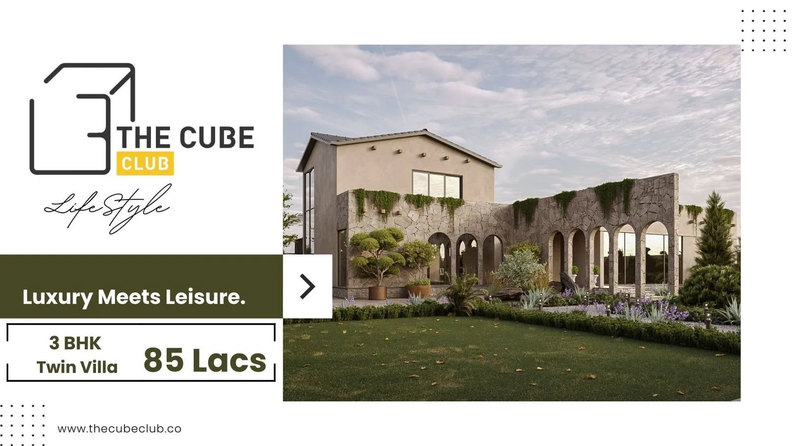 3 BHK Private Villas by the cube club photo