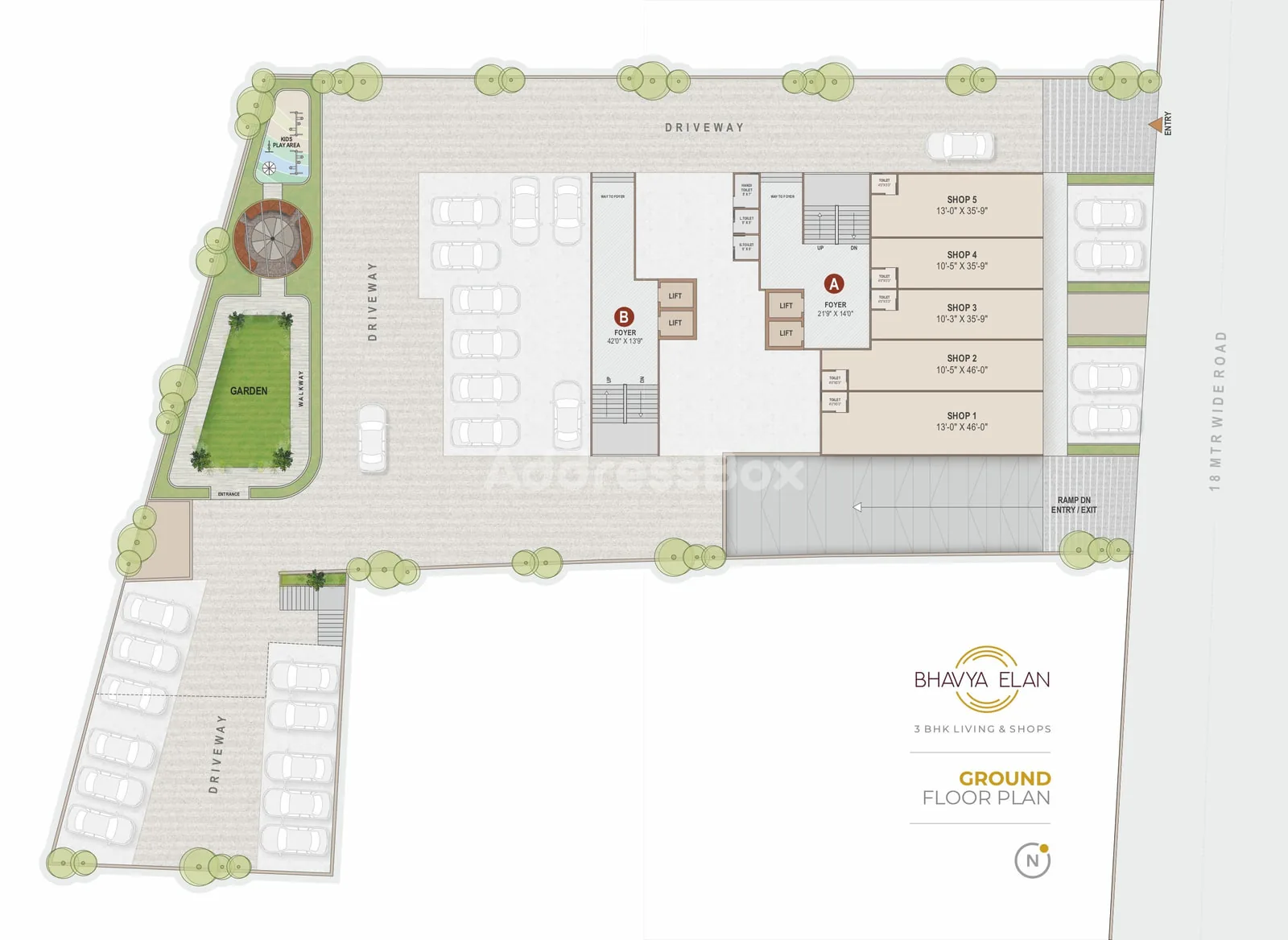 BHAVYA ELAN - Commercial Floor Plan