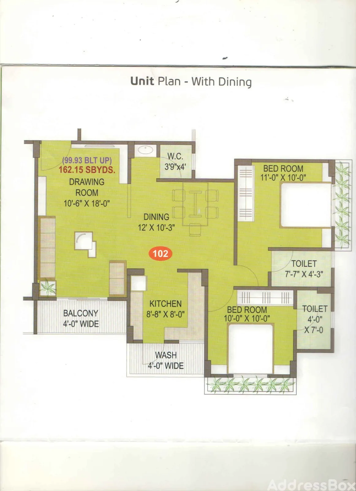 AMBER RESIDENCY Floor Plan
