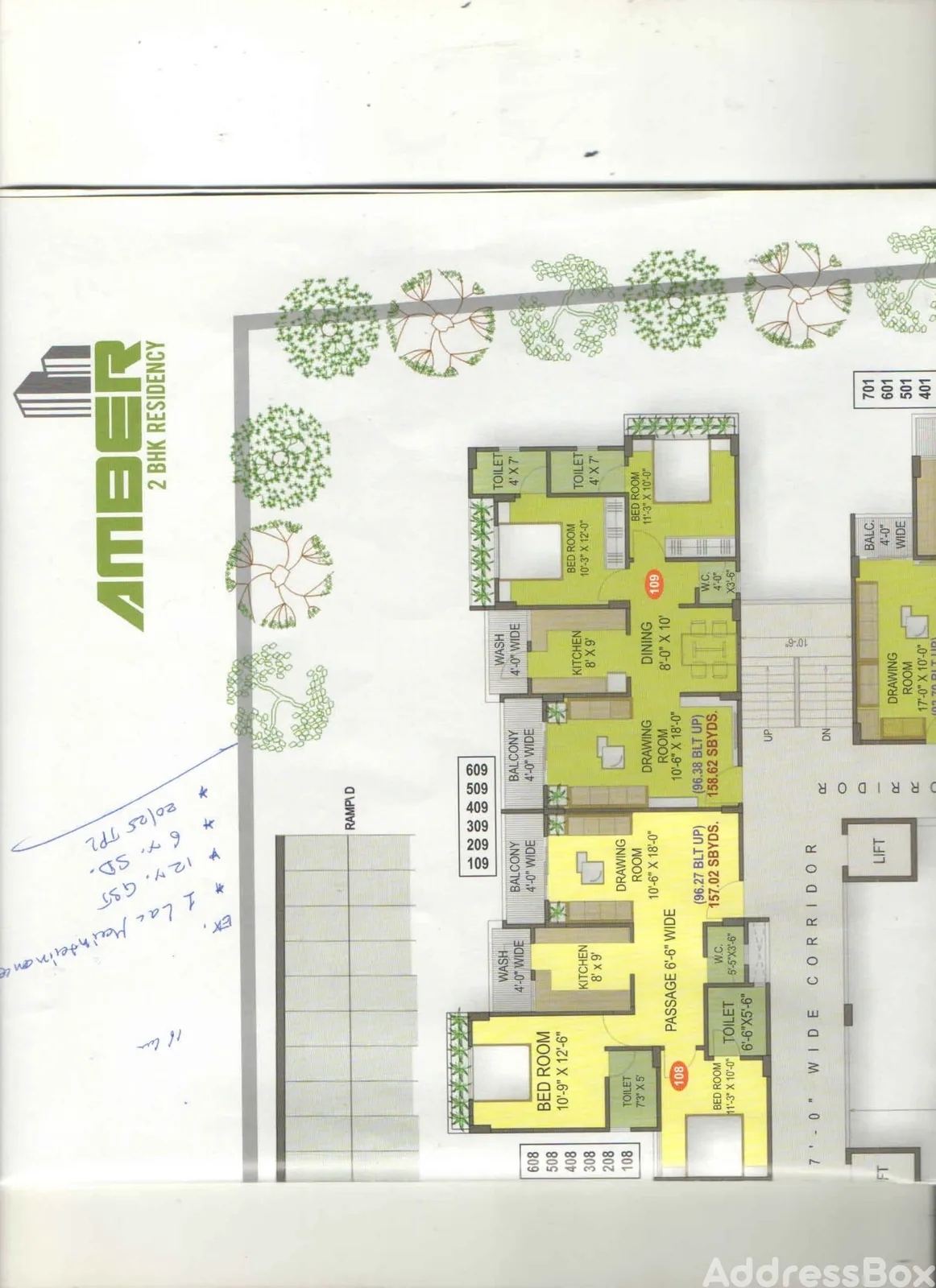 AMBER RESIDENCY Floor Plan