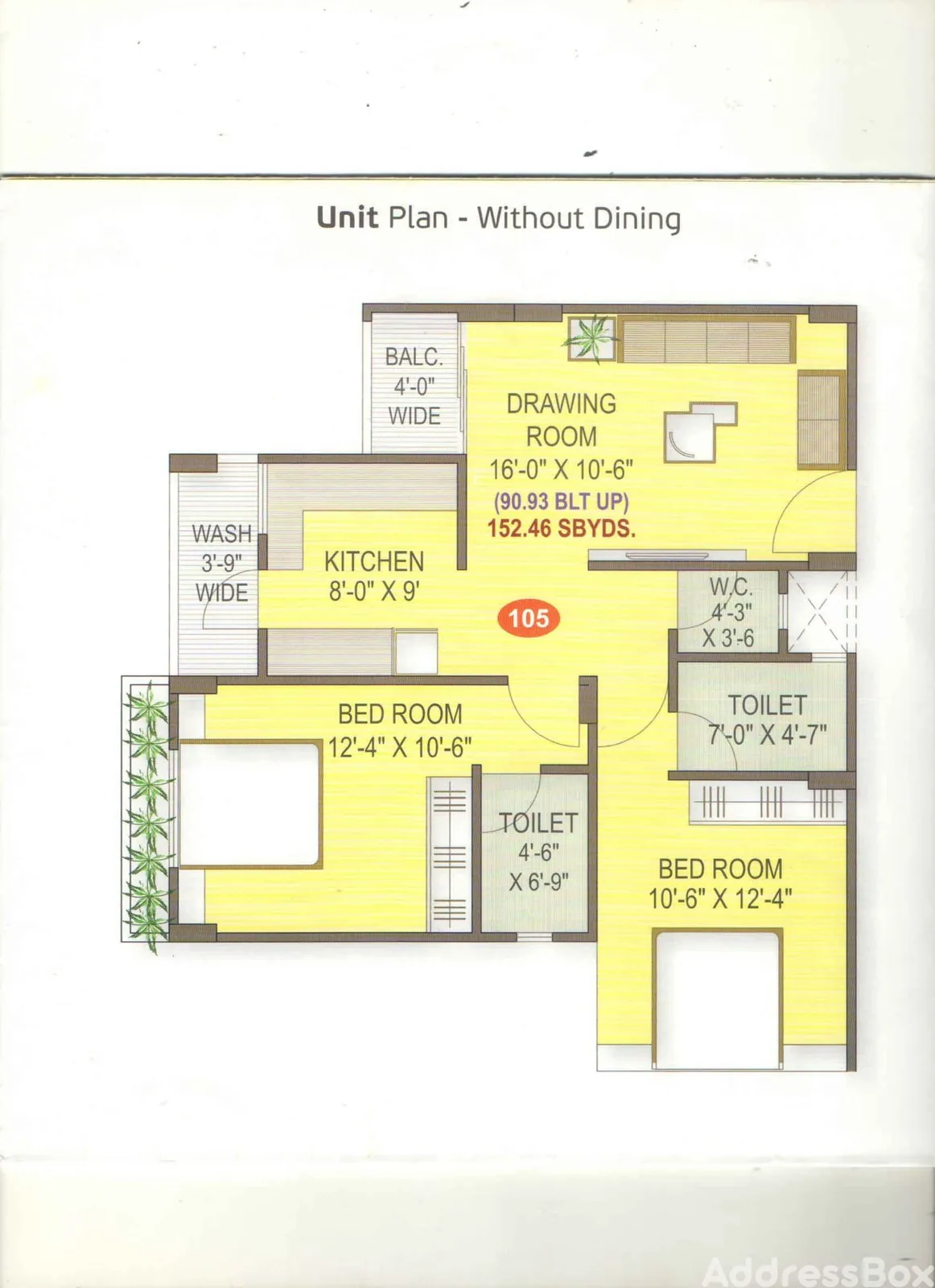 AMBER RESIDENCY Floor Plan