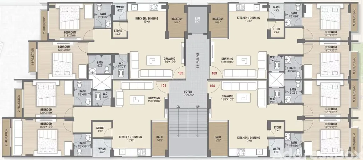 PEARL RESIDENCY Floor Plan