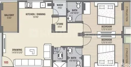 PEARL RESIDENCY Floor Plan