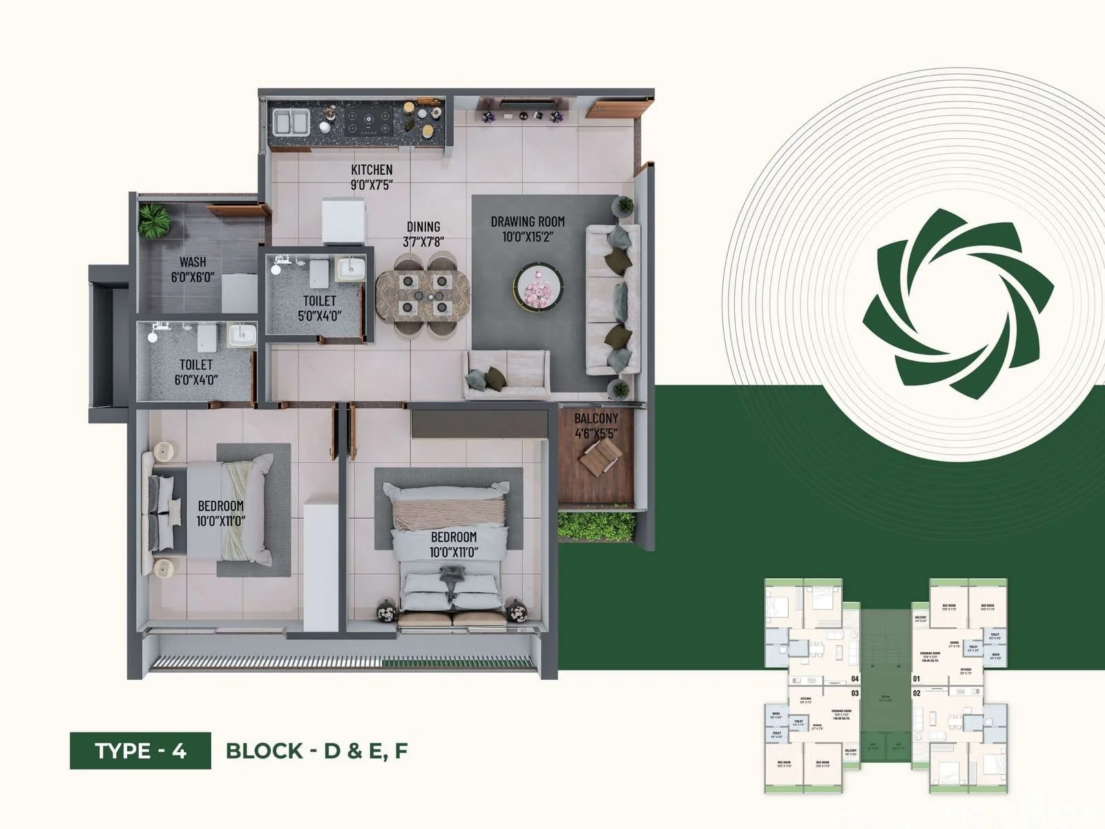Satvam Heaven Floor Plan