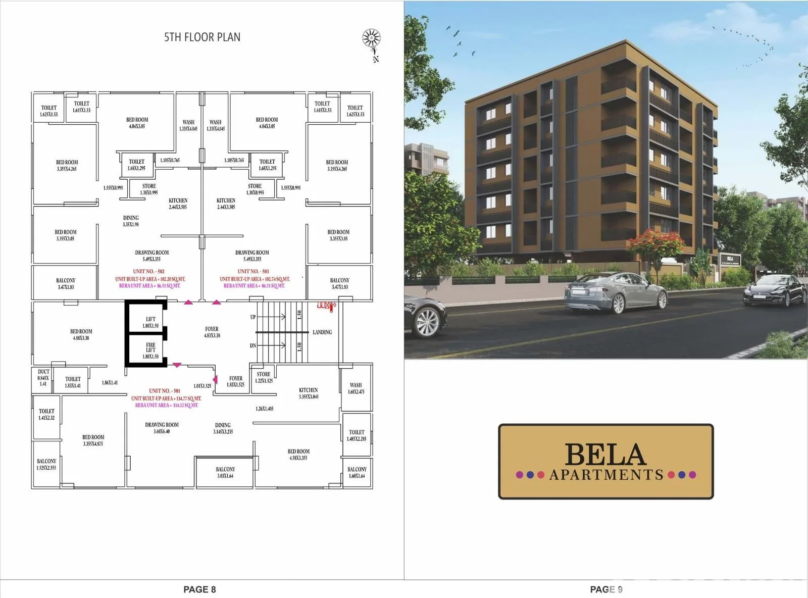 BELA APARTMENT Floor Plan