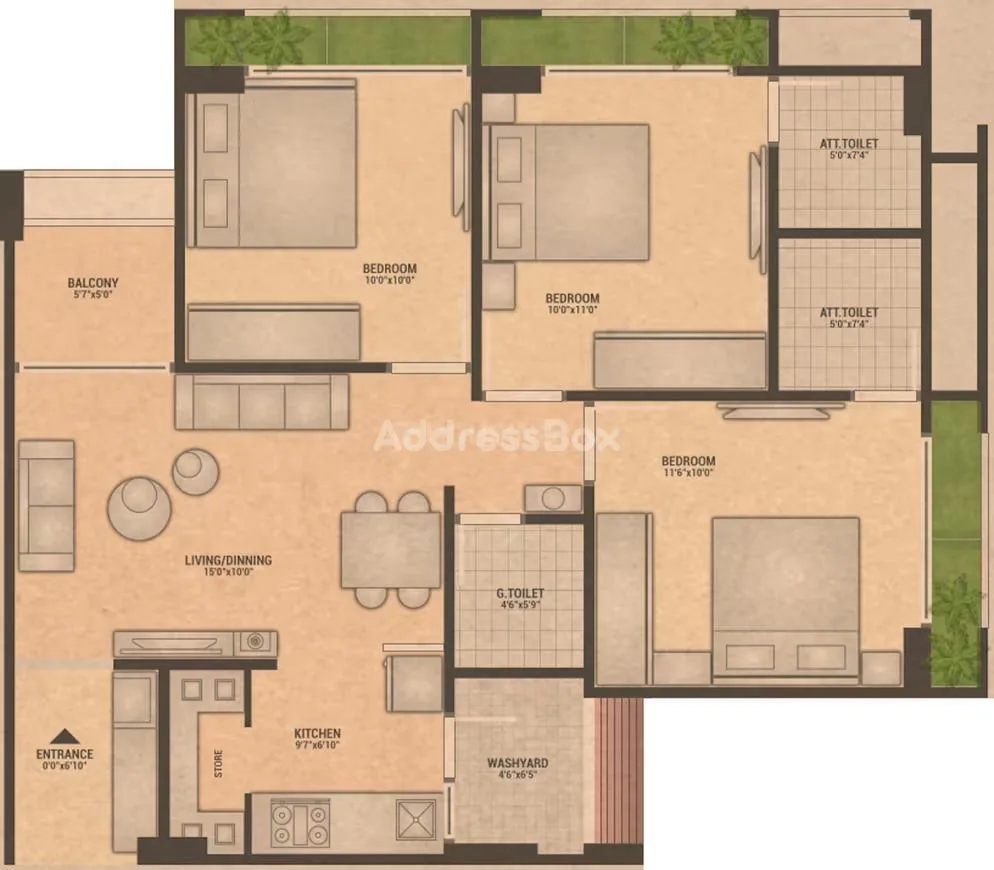 UPVAN SKYLINE Floor Plan