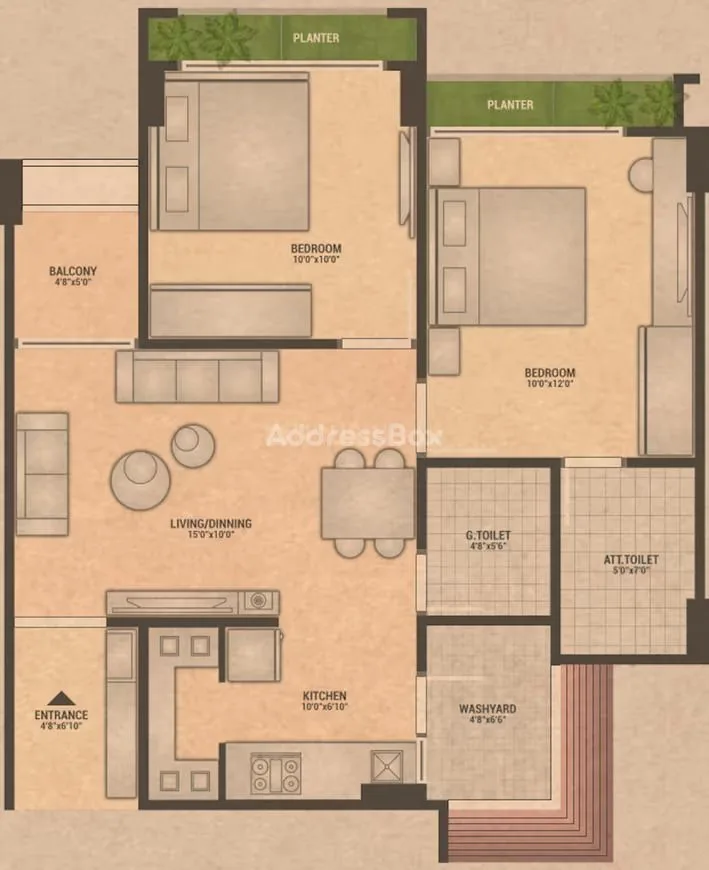 UPVAN SKYLINE Floor Plan