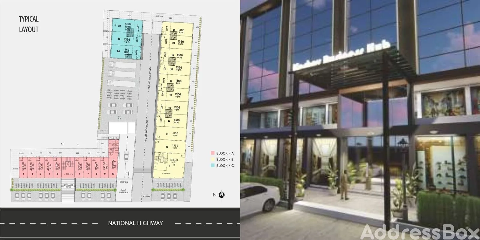 Keshav Business HUB Floor Plan